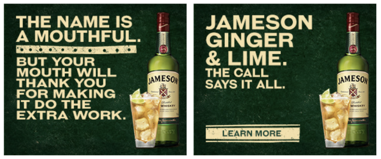 Jameson digital banners