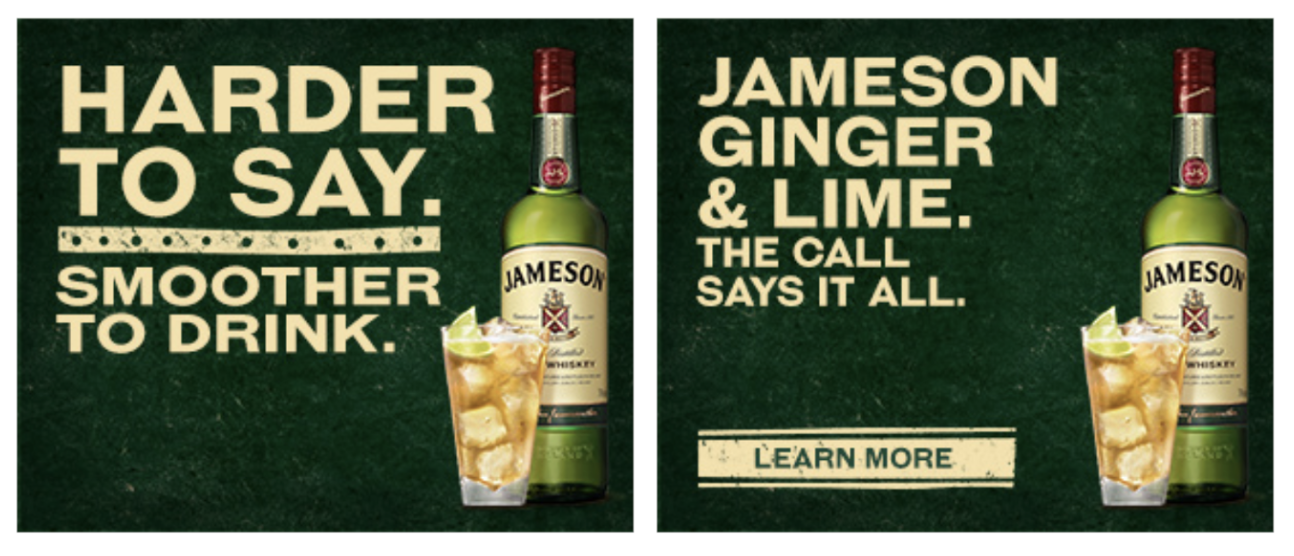 Jameson digital banners