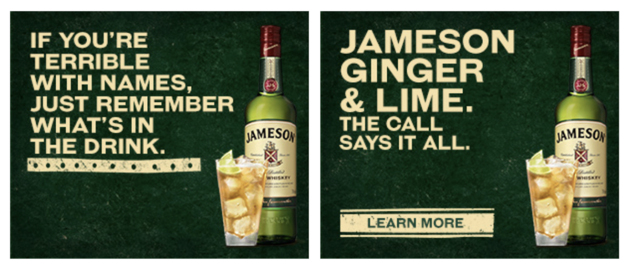 Jameson digital banners