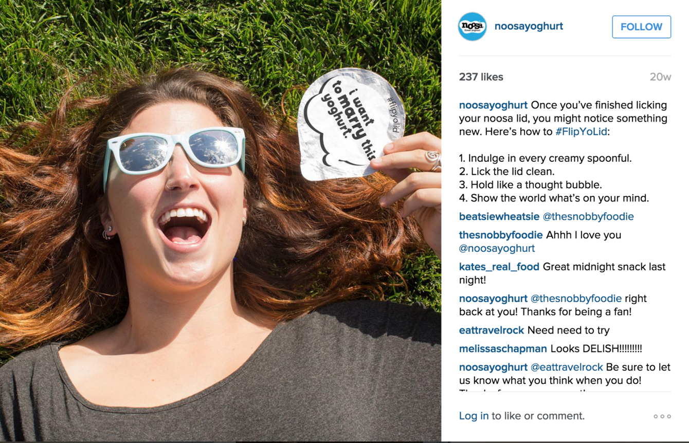 Noosa Flip Yo Lid campaign